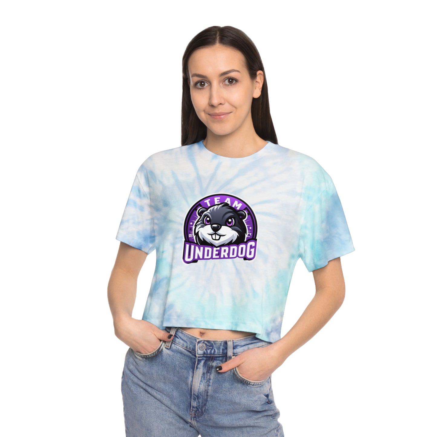Underdog Women's Tie-Dye Crop Tee