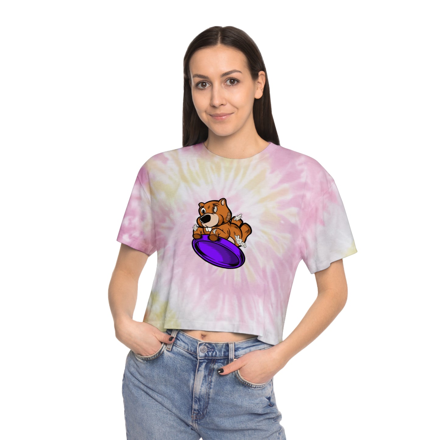 Women's Tie-Dye Crop Tee Donnie