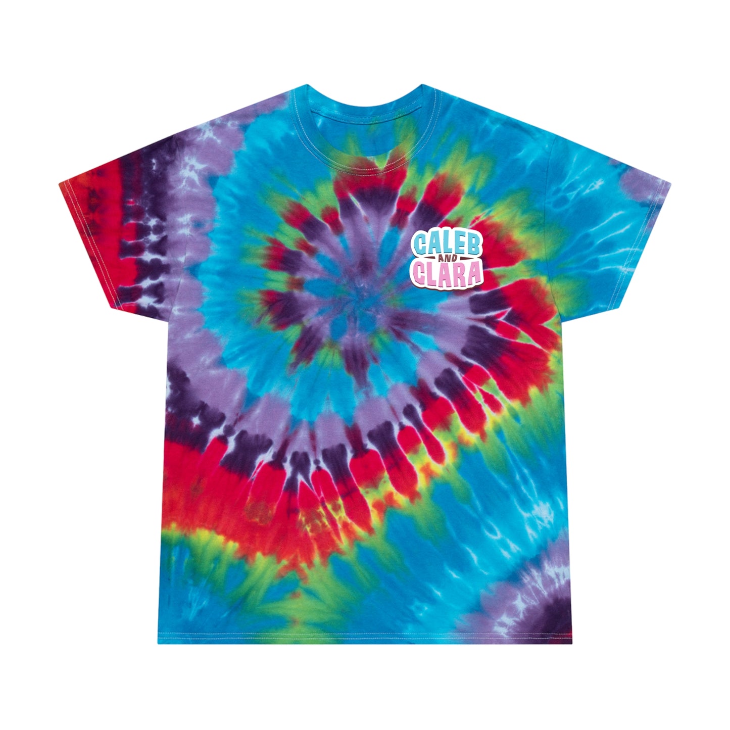 Spooky double logo Tie-Dye Tee, Spiral