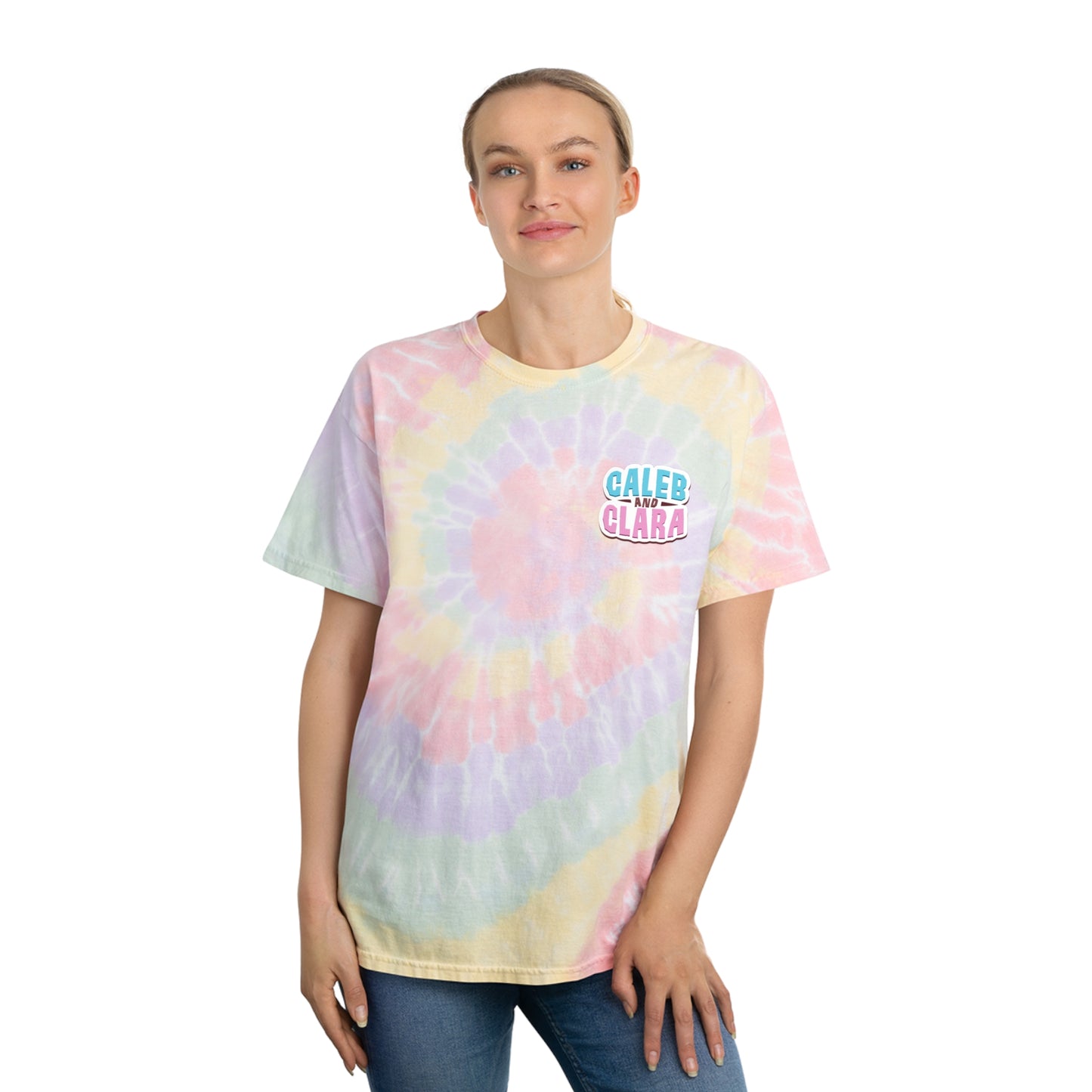Spooky double logo Tie-Dye Tee, Spiral