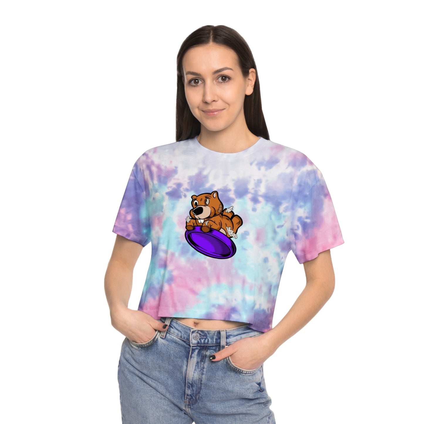 Women's Tie-Dye Crop Tee Donnie