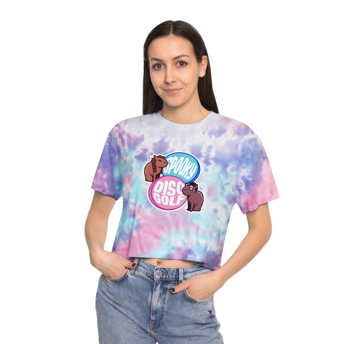 Spooky Women's Tie-Dye Crop top