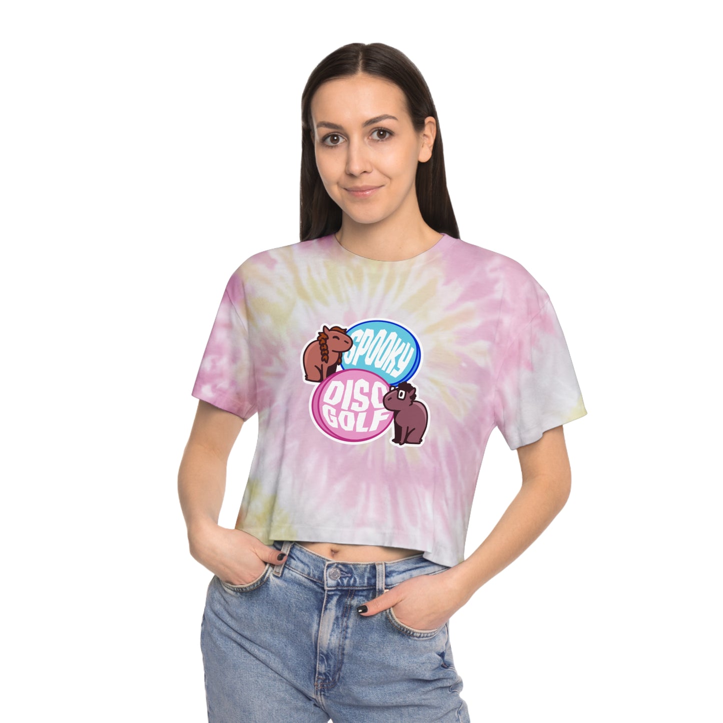 Spooky Women's Tie-Dye Crop top