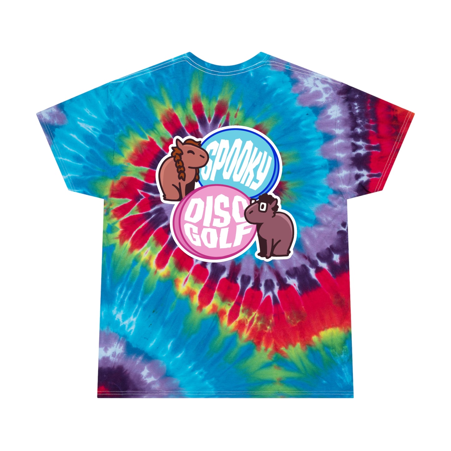 Spooky double logo Tie-Dye Tee, Spiral
