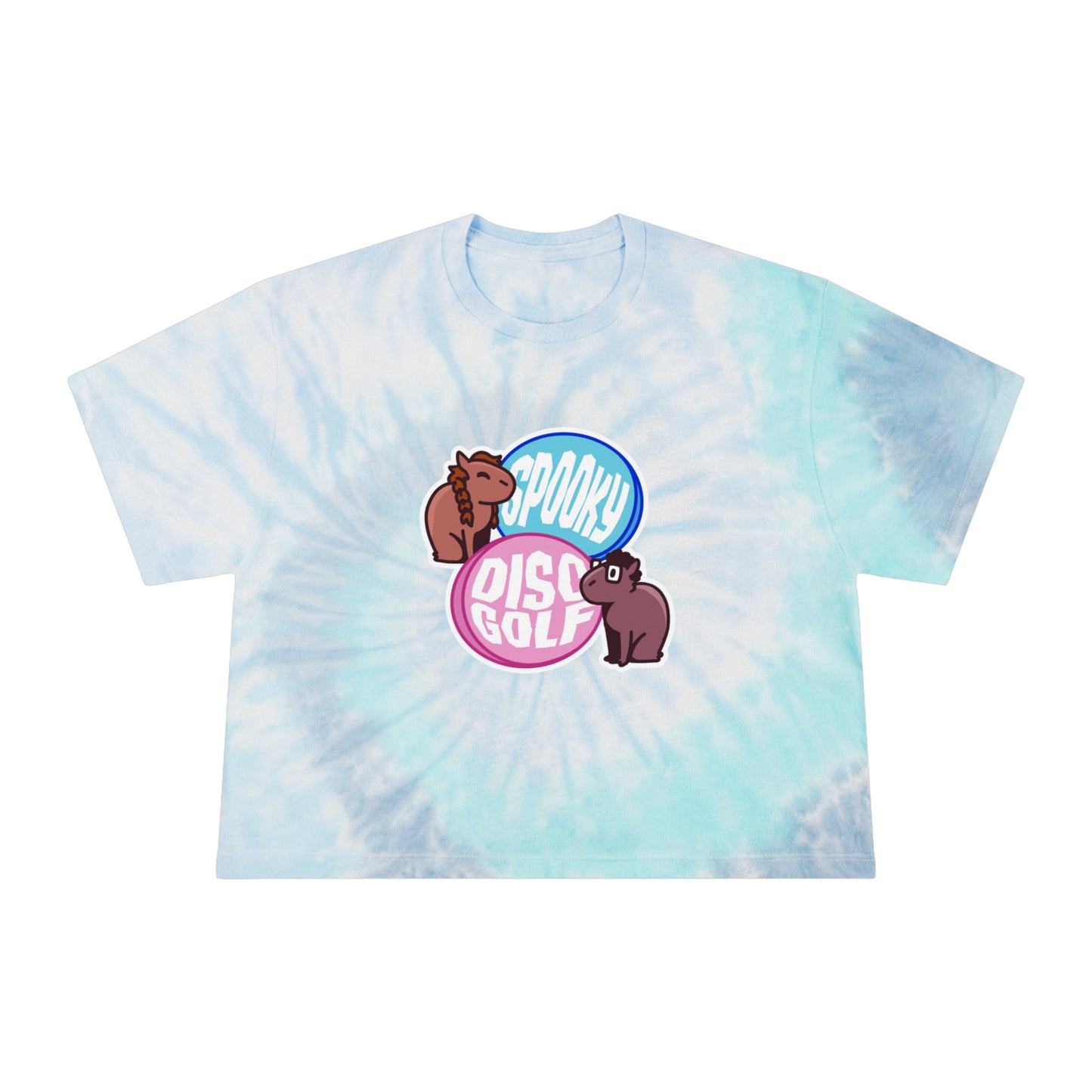 Spooky Women's Tie-Dye Crop top