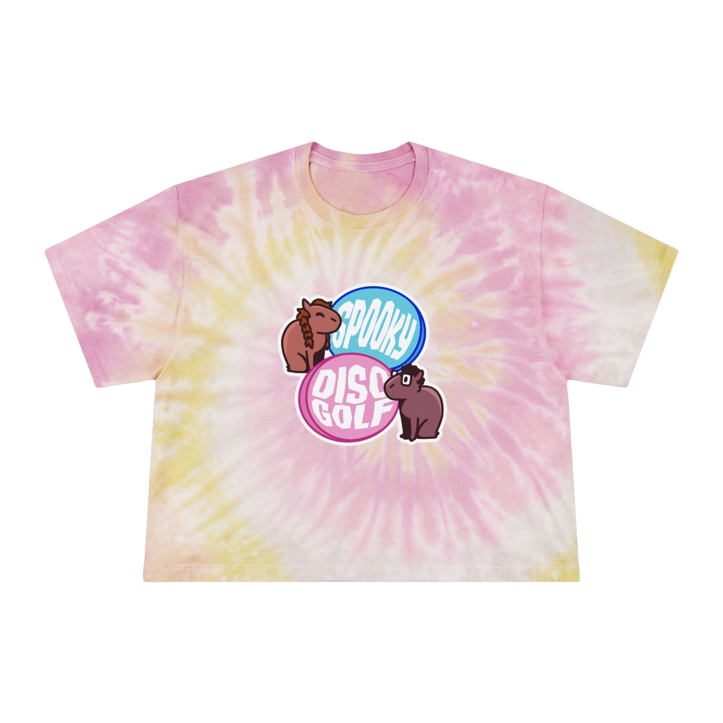 Spooky Women's Tie-Dye Crop top