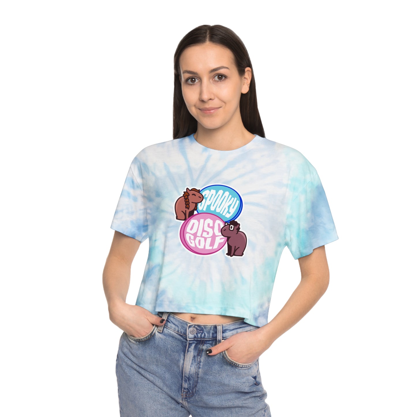 Spooky Women's Tie-Dye Crop top