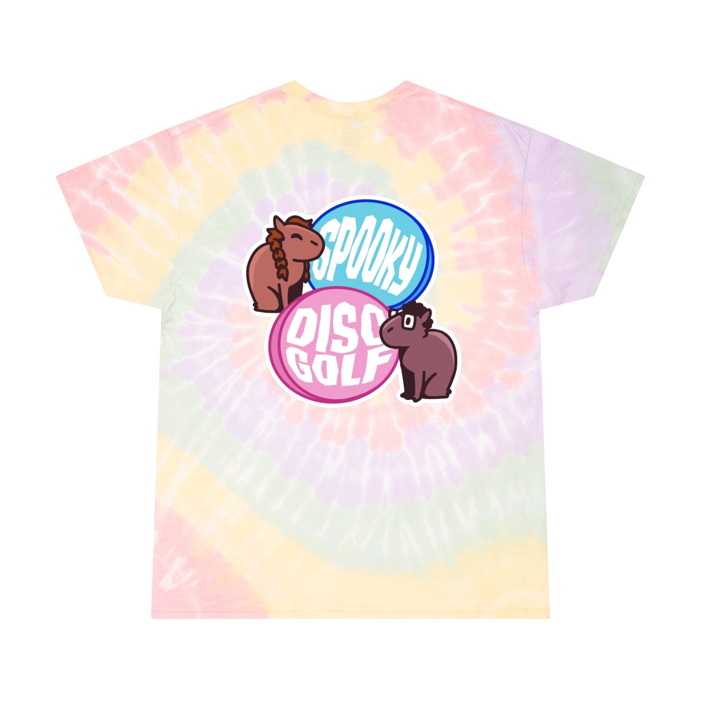 Spooky double logo Tie-Dye Tee, Spiral