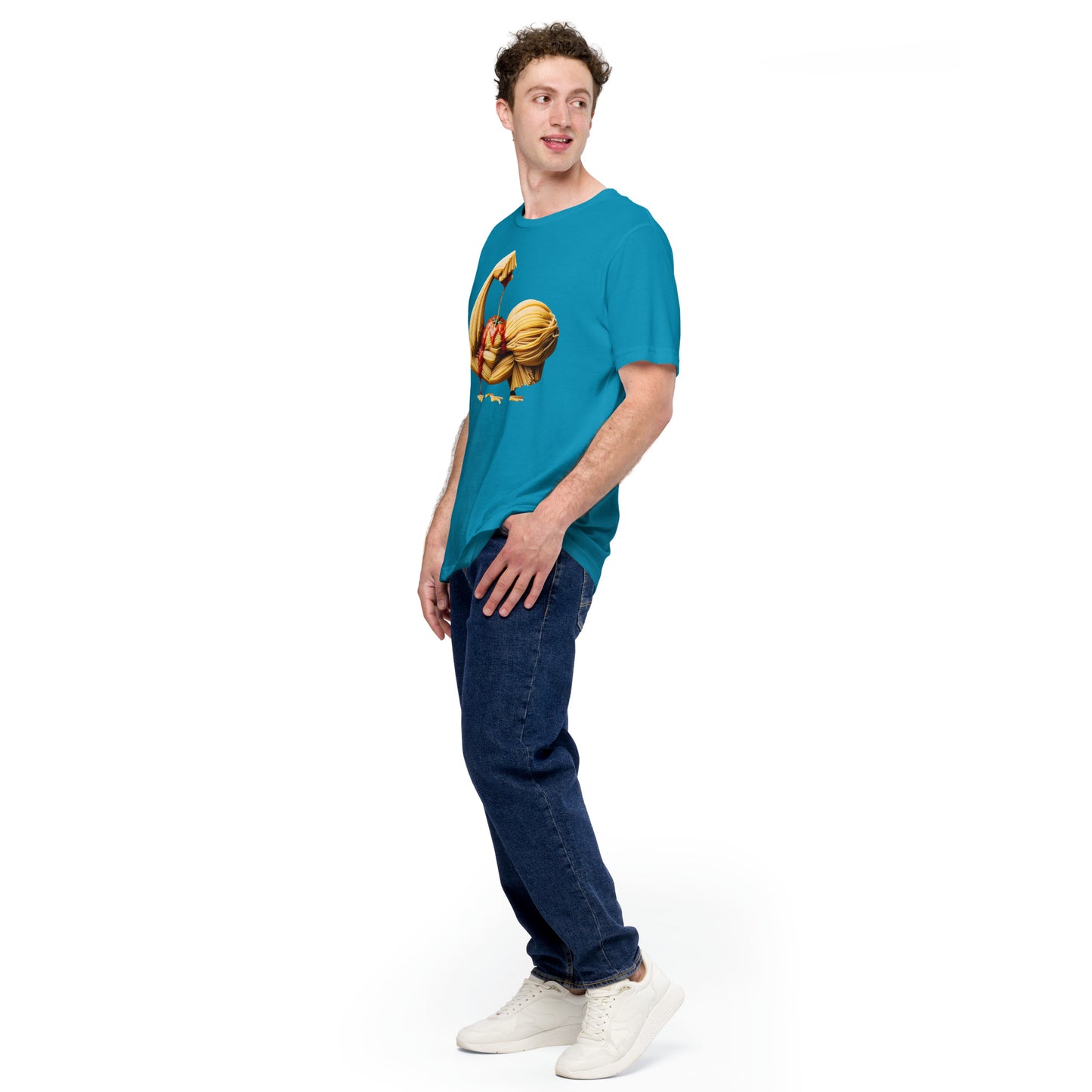 Noodle Arm cotton T-shirt