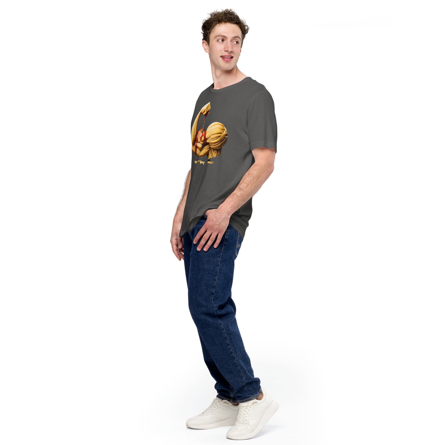Noodle Arm cotton T-shirt