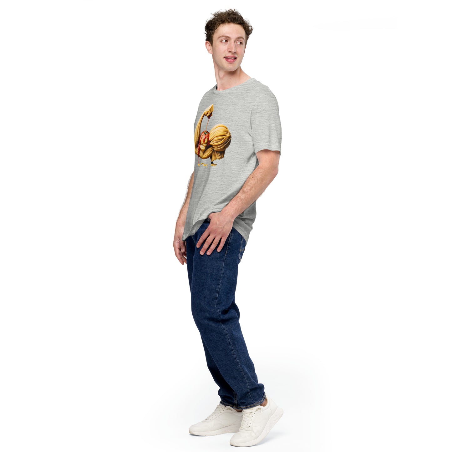 Noodle Arm cotton T-shirt