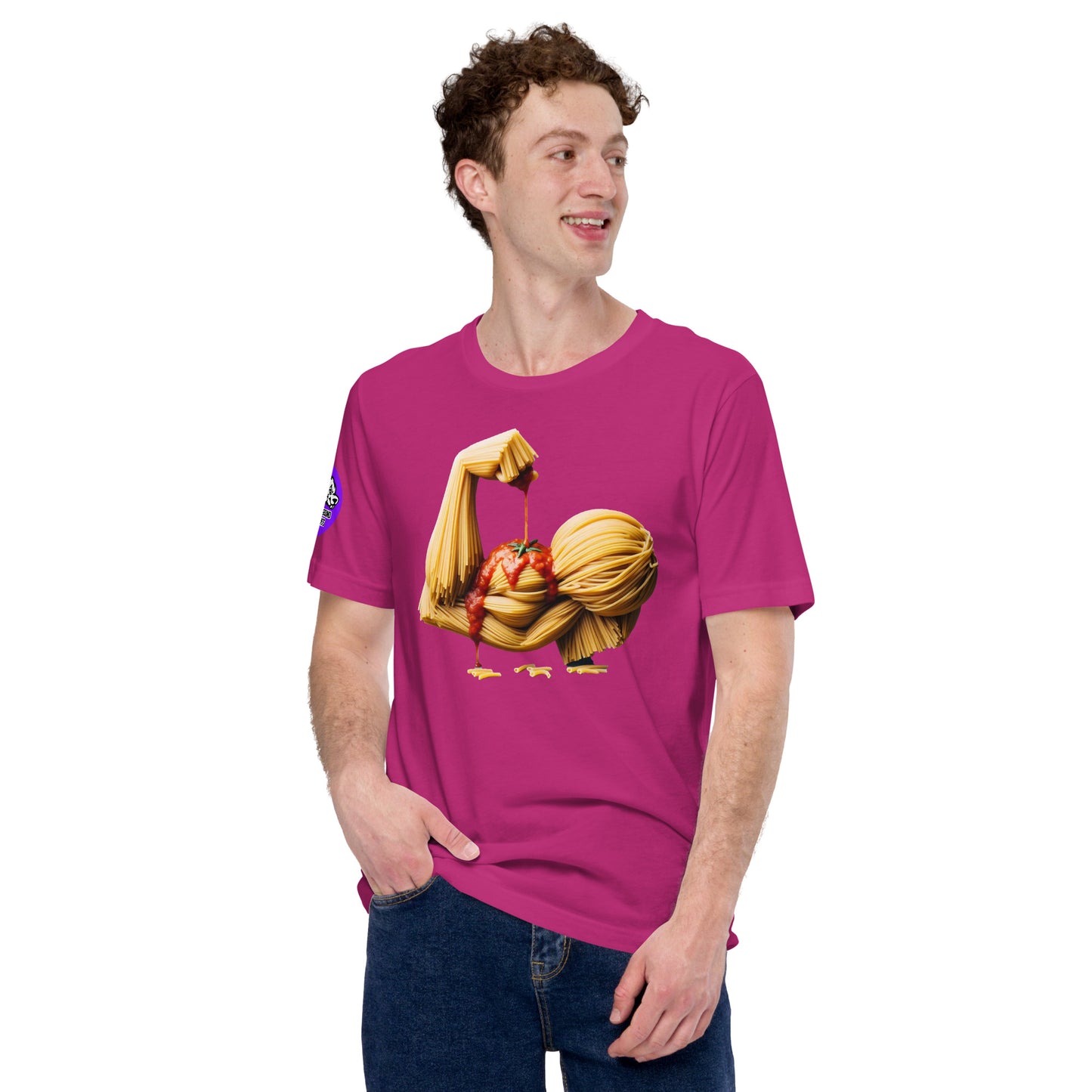 Noodle Arm cotton T-shirt