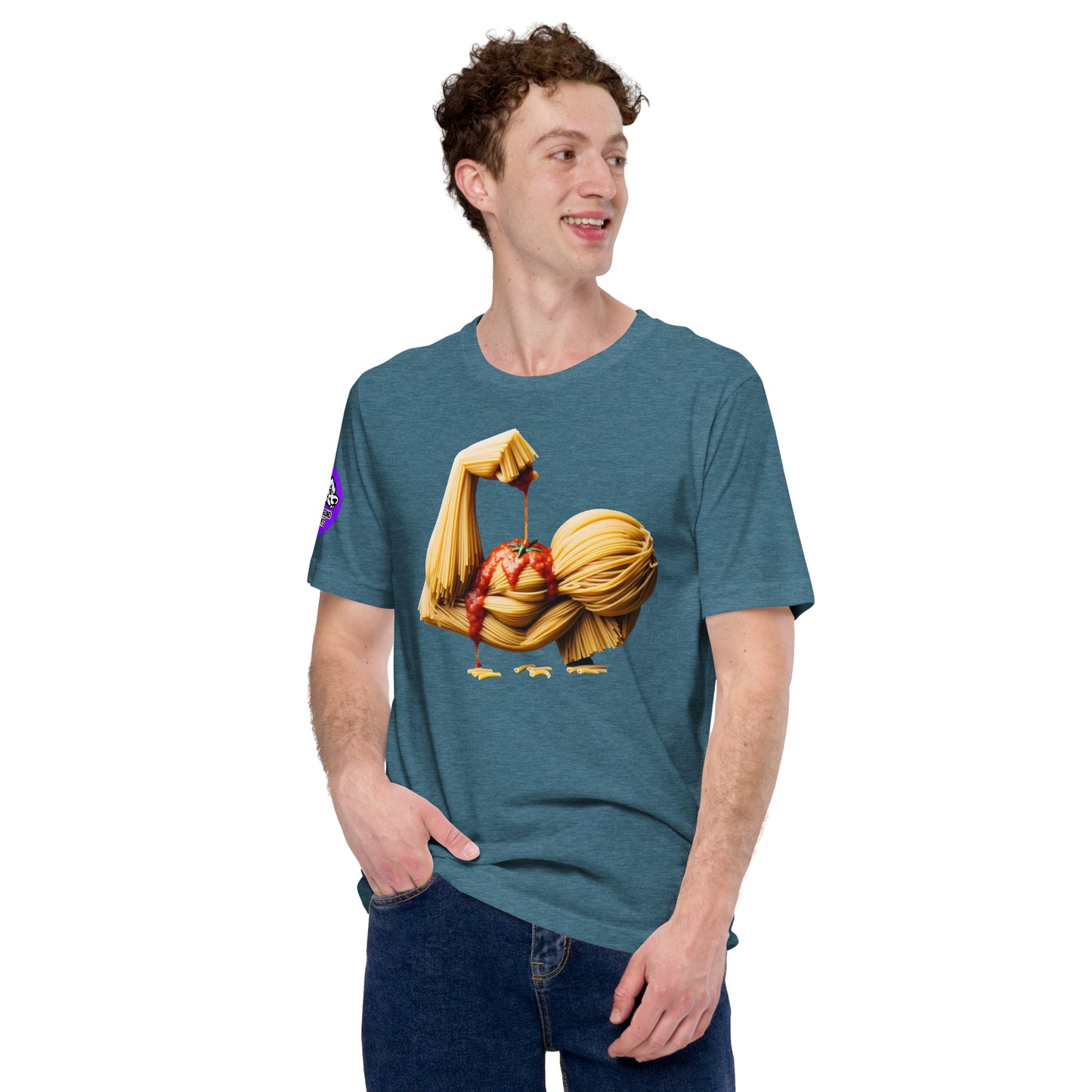 Noodle Arm cotton T-shirt