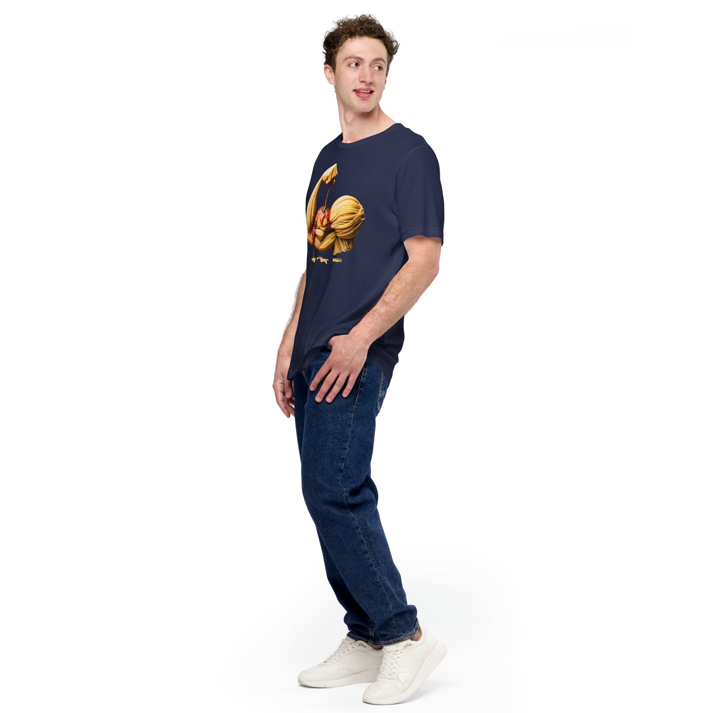 Noodle Arm cotton T-shirt
