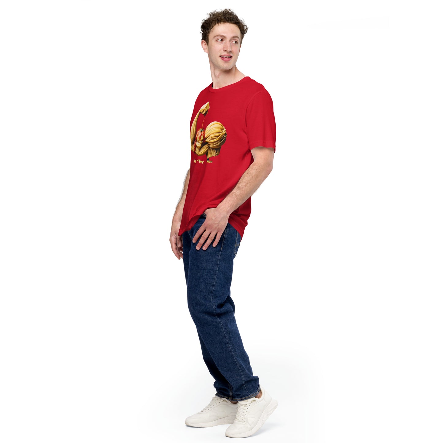 Noodle Arm cotton T-shirt