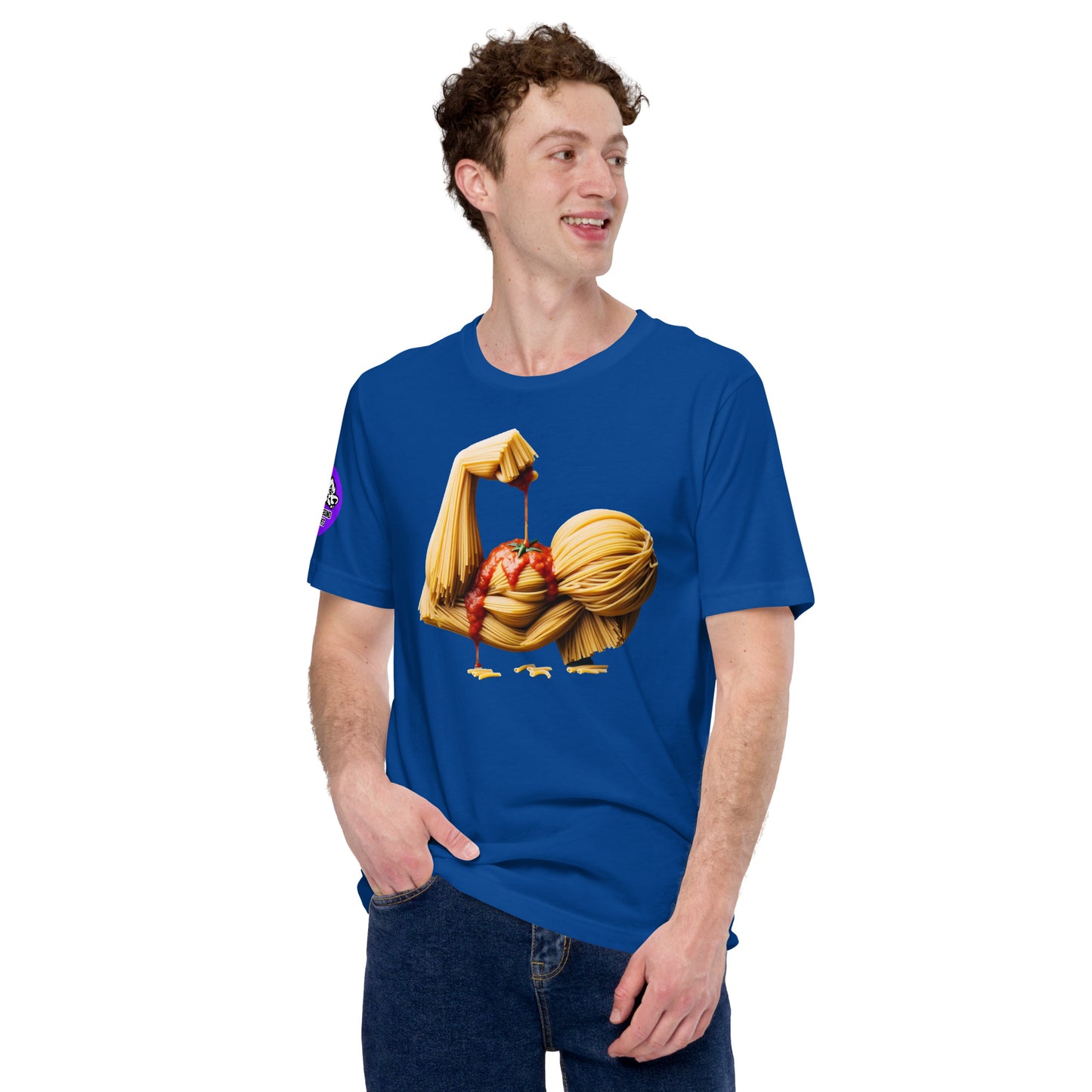 Noodle Arm cotton T-shirt