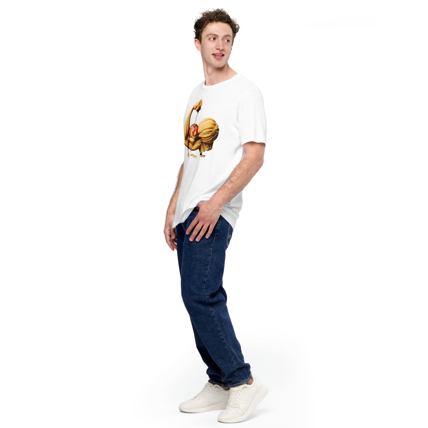 Noodle Arm cotton T-shirt